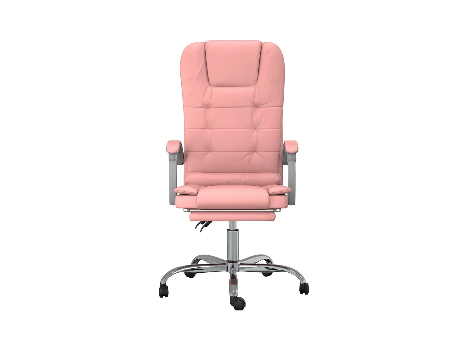 Fauteuil de massage inclinable de bureau Rose Similicuir