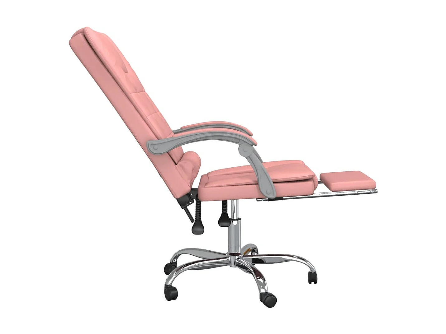 Fauteuil de massage inclinable de bureau Rose Similicuir