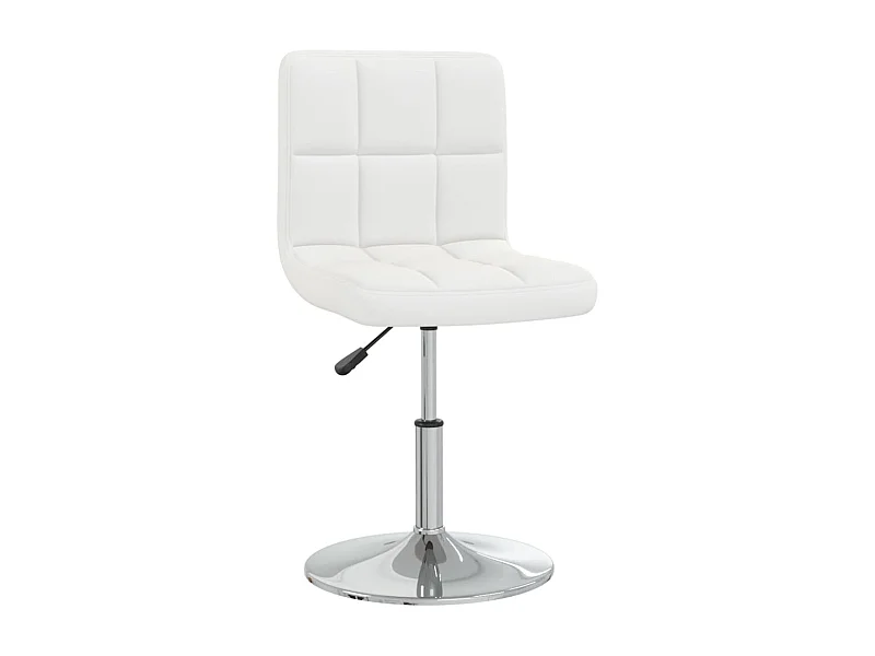 Chaise de bureau Blanc Similicuir 3