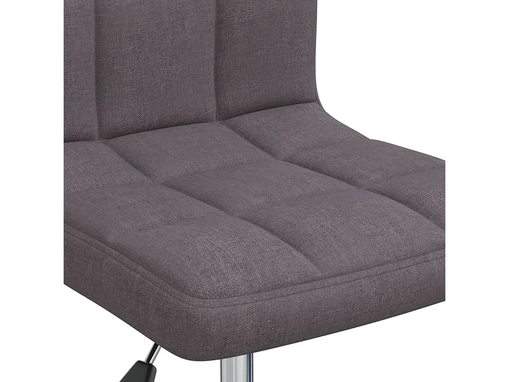 Chaise pivotante de bureau Taupe Tissu 9
