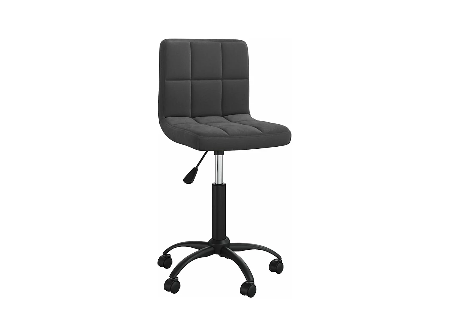Chaise pivotante de bureau Noir Velours 11