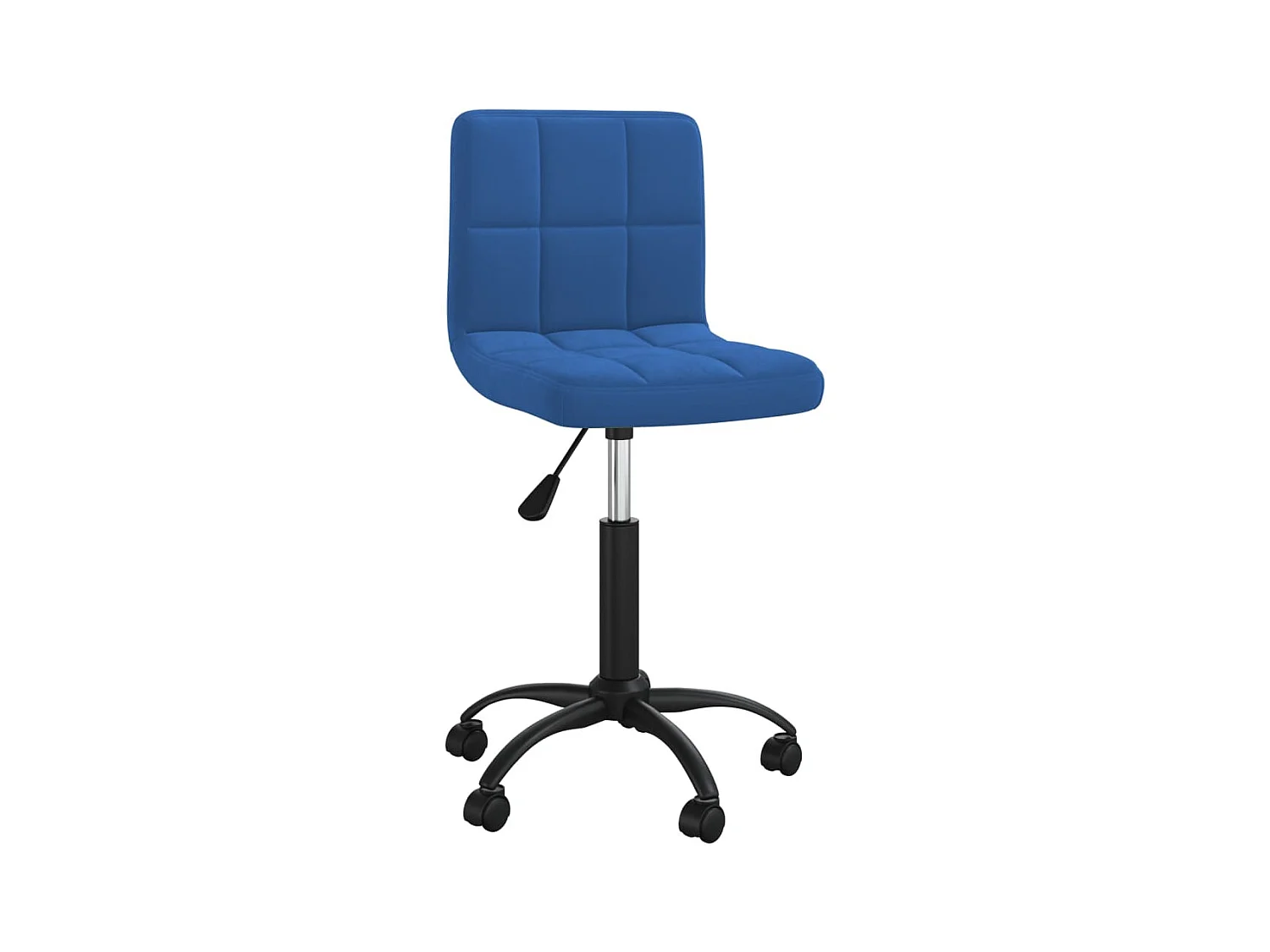 Chaise pivotante de bureau Bleu Velours 14