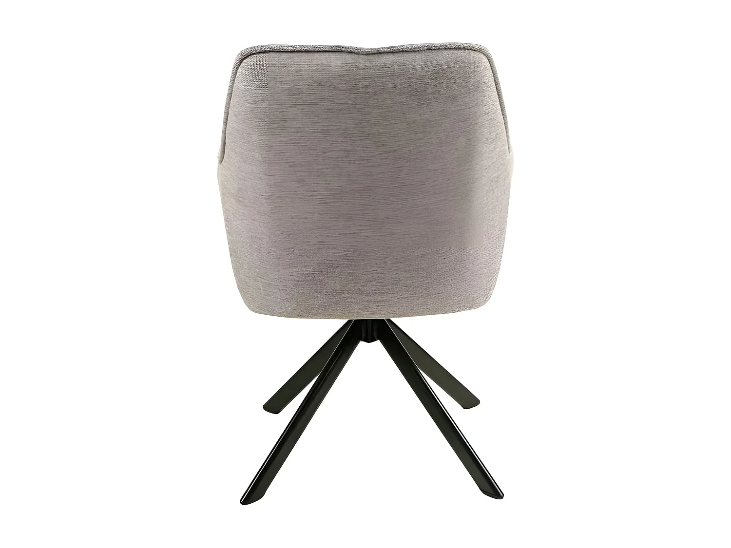 Chaise Notti/revêtement en tissu/rotation 180 degrés/Marron