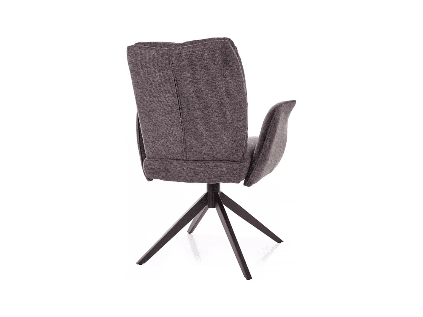 Poltrona ad ala/rivestimento in tessuto/rotazione di 180 gradi/Marrone