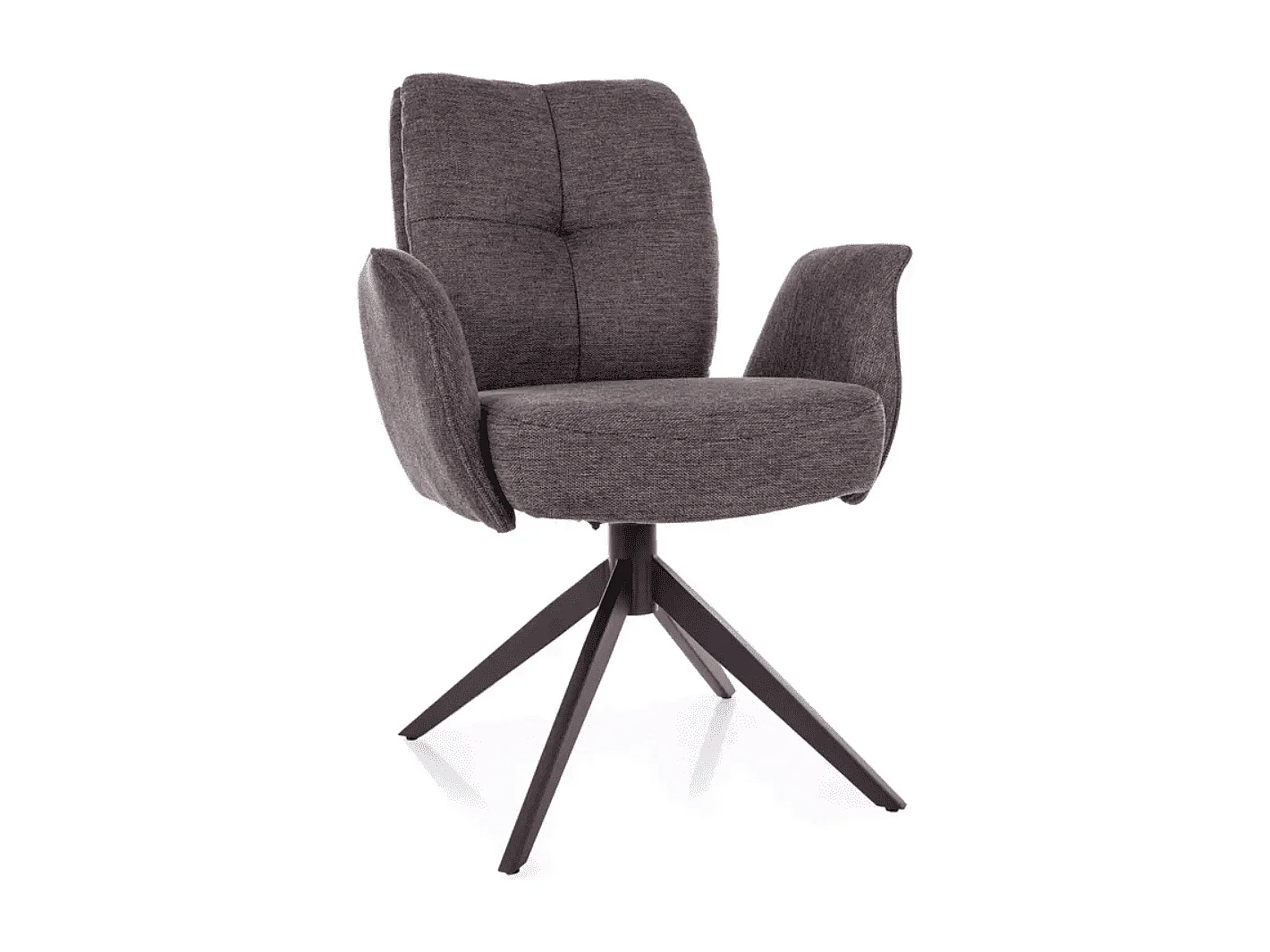 Stuhl Wing/Stoffbezug/Rotation 180Grad/Braun