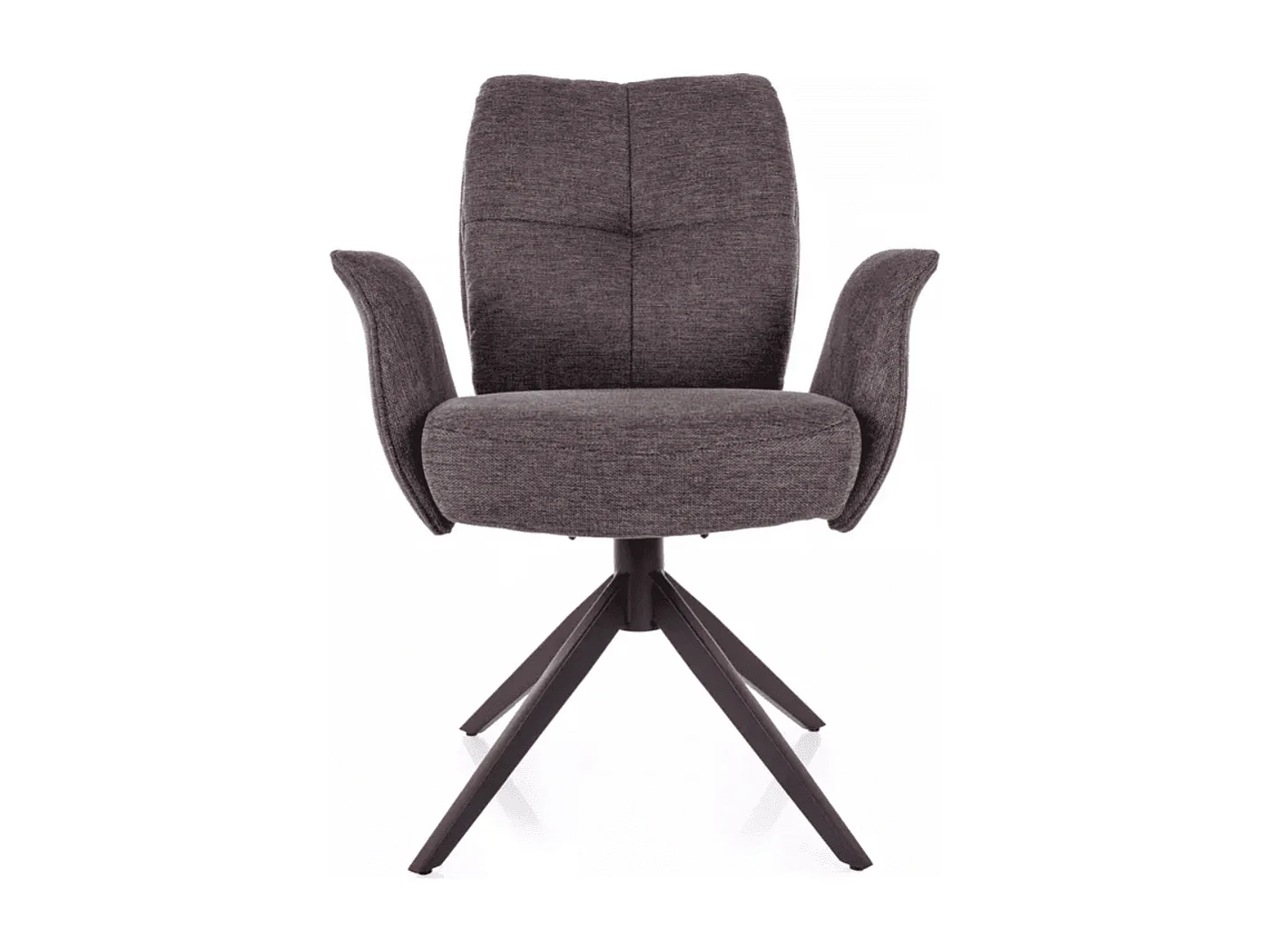 Stuhl Wing/Stoffbezug/Rotation 180Grad/Braun