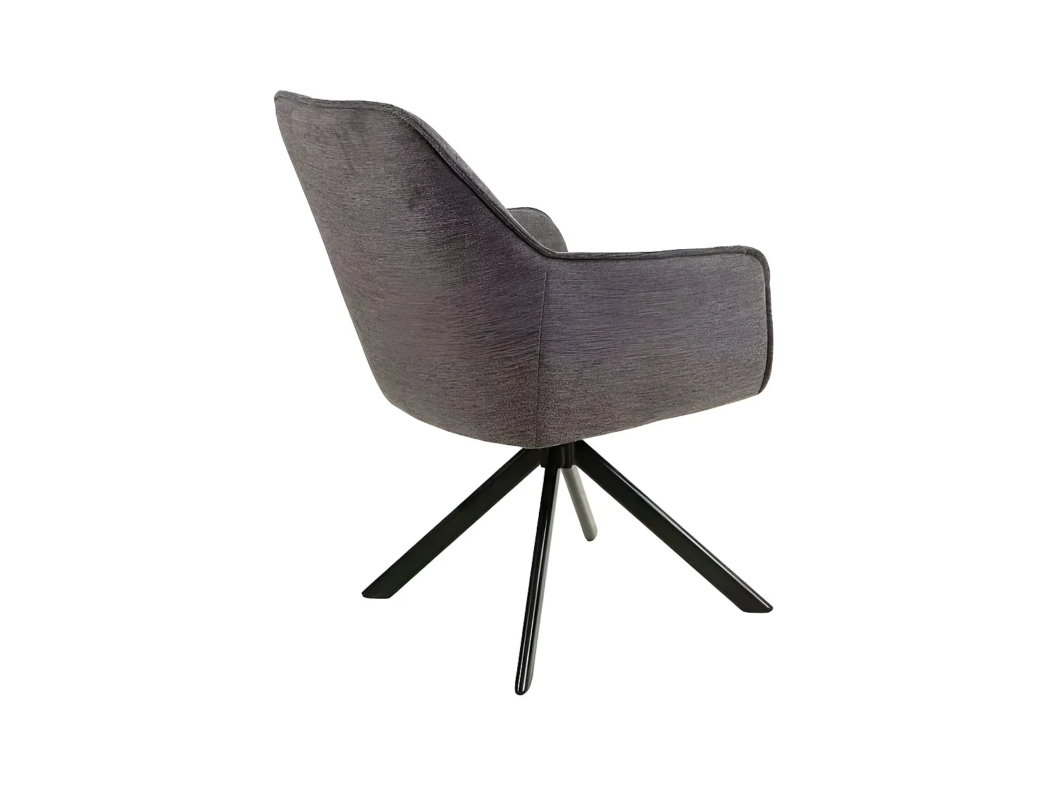 Sedia Notti/rivestimento in tessuto/rotazione 180 gradi/Antracite