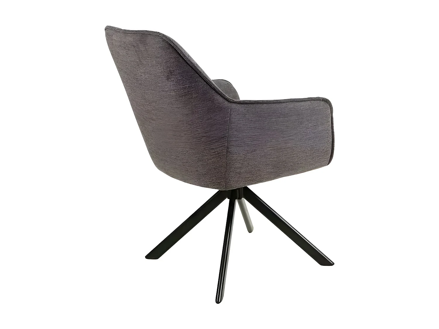Sedia Notti/rivestimento in tessuto/rotazione 180 gradi/Antracite