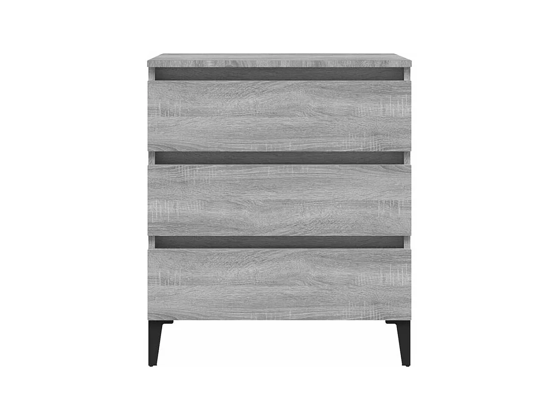 Buffet Sonoma gris 60x35x69 Bois d'ingénierie