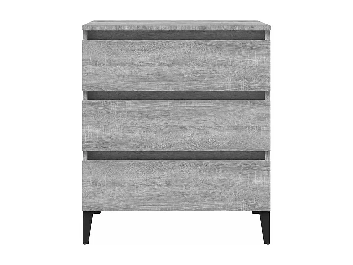 Buffet Sonoma gris 60x35x69 Bois d'ingénierie