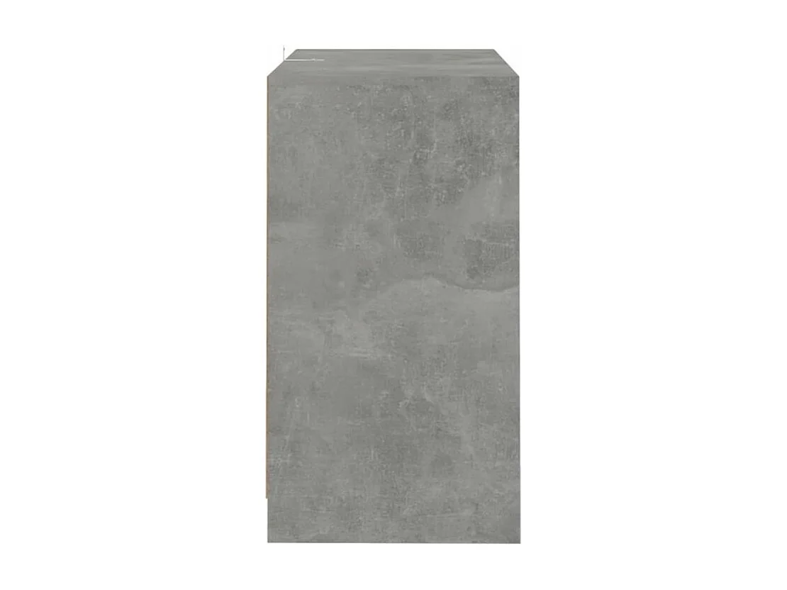 Commode 3 tiroirs en bois Klary 70cm - intemporelle et fonctionnelle-Couleur Gris béton