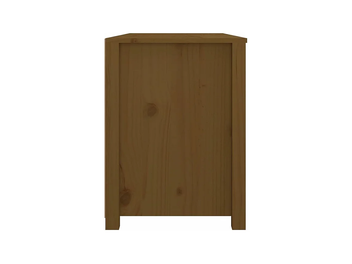 Armoire latérale Marron Miel 100x40x54 Bois de pin massif