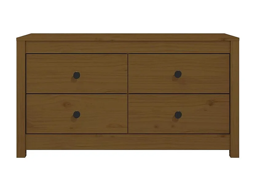 Armoire latérale Marron Miel 100x40x54 Bois de pin massif