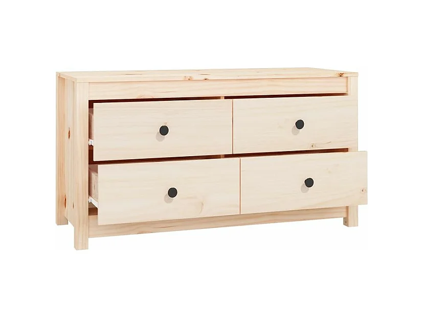 Armoire latérale 100x40x54 Bois de pin massif