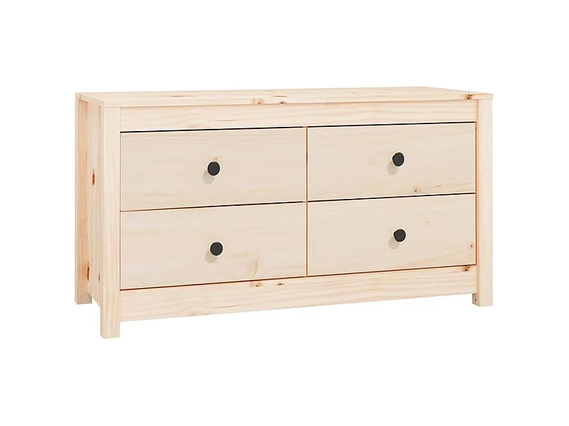 Armoire latérale 100x40x54 Bois de pin massif