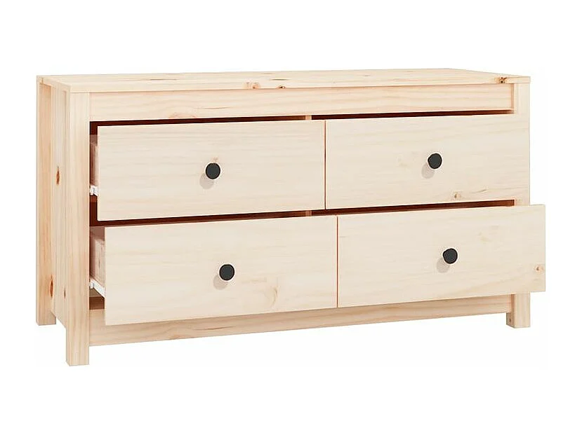 Armoire latérale 100x40x54 Bois de pin massif