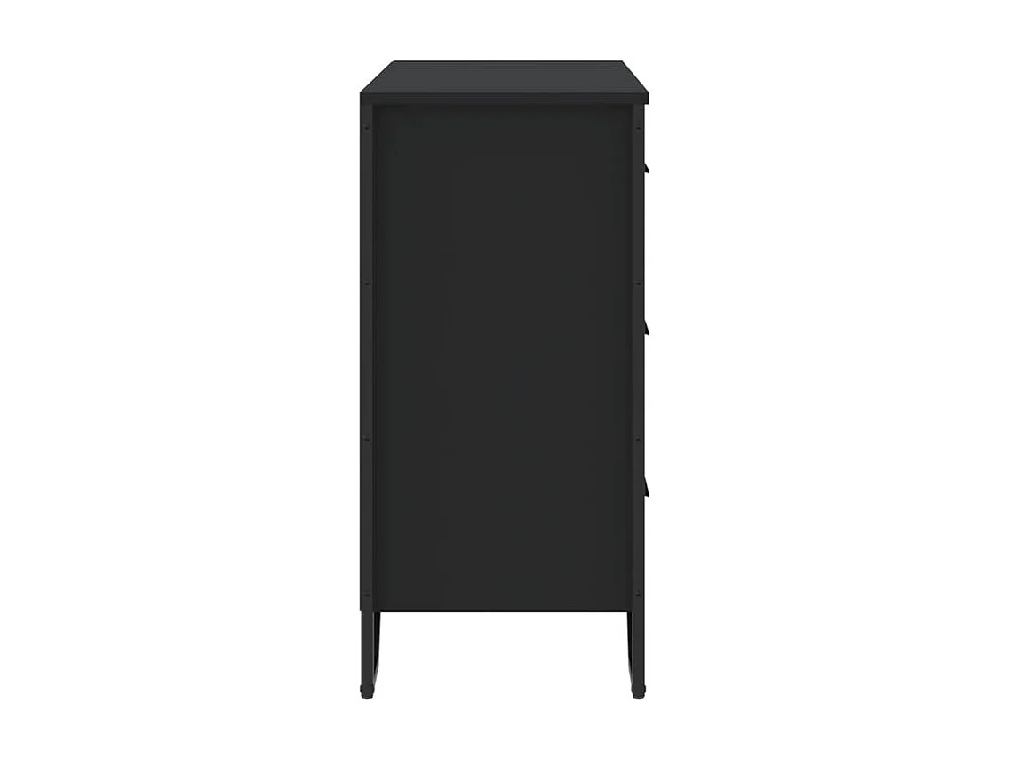 Commode noir 91x35,5x74,5 bois d'ingénierie