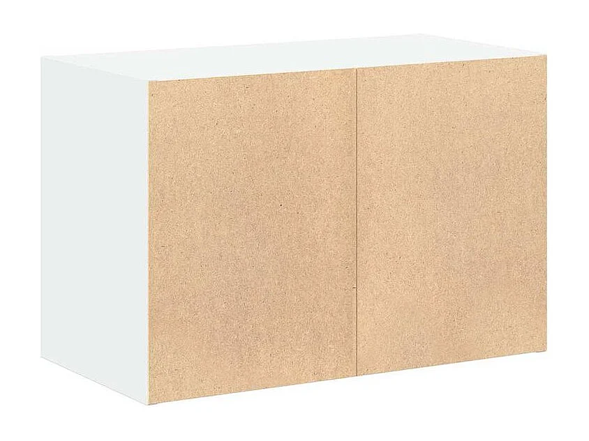 Armoire avec 2 tiroirs blanc 60x31x40 bois d'ingénierie