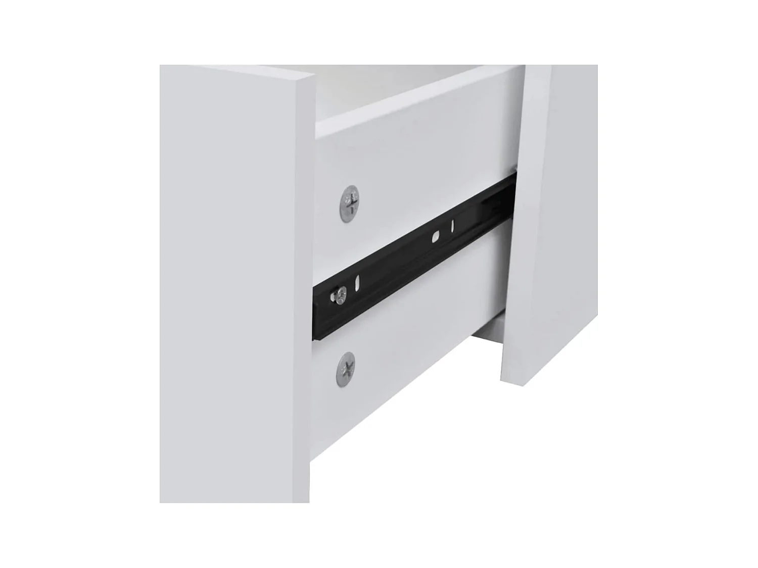 Commode 4 tiroirs Chikee 60cm - Bois d'ingénierie-Couleur Gris béton