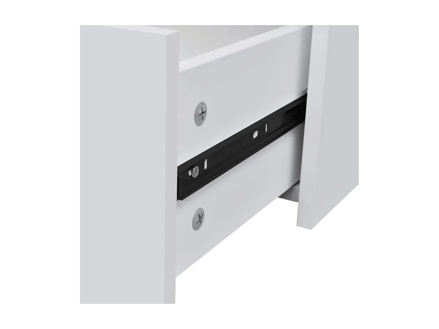 Commode 4 tiroirs Chikee 60cm - Bois d'ingénierie-Couleur Gris béton