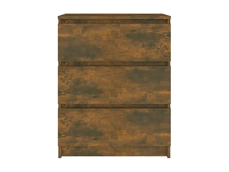 Commode en bois Agency 60cm - Élégance et praticité au quotidien-Couleur Marron fumé