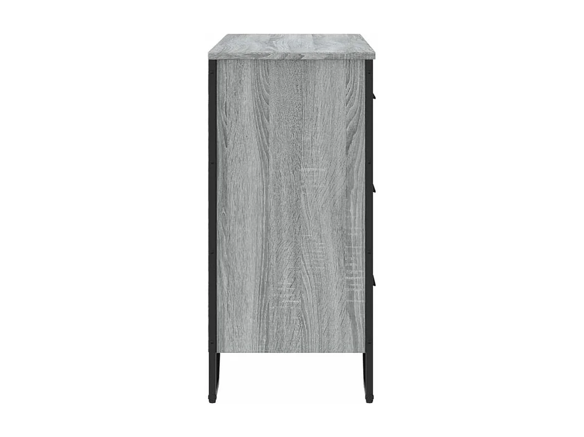 Commode sonoma gris 91x35,5x74,5 bois d'ingénierie
