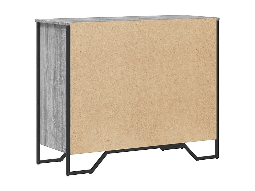 Commode sonoma gris 91x35,5x74,5 bois d'ingénierie