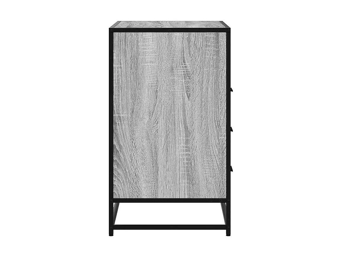 Commode sonoma gris 70x41x70 bois d'ingénierie