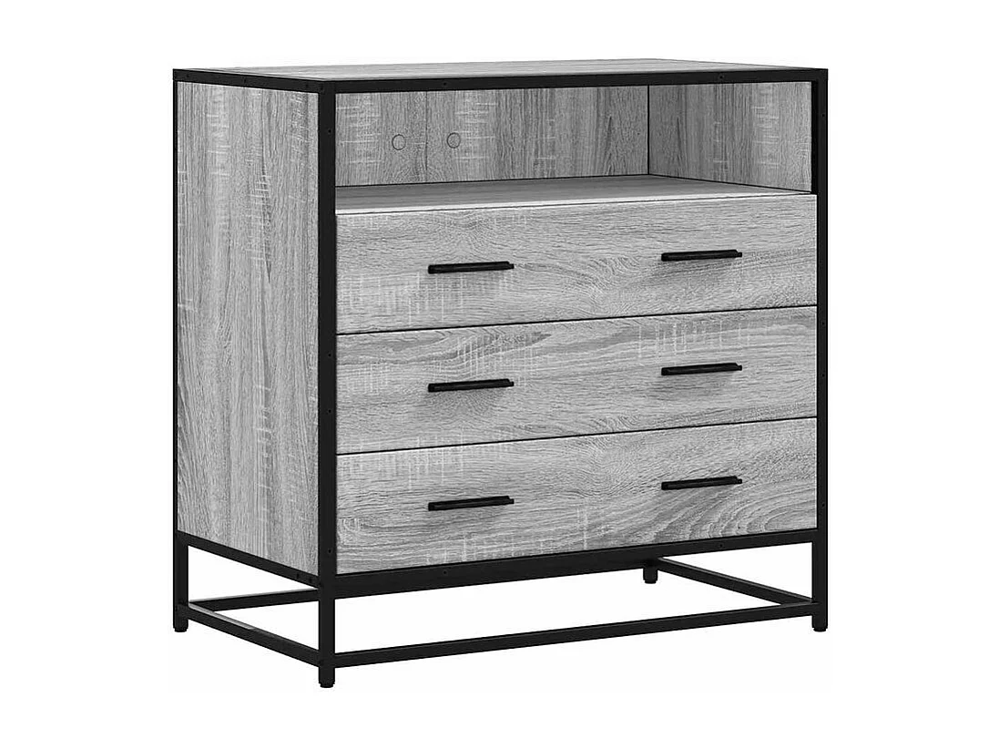 Commode sonoma gris 70x41x70 bois d'ingénierie