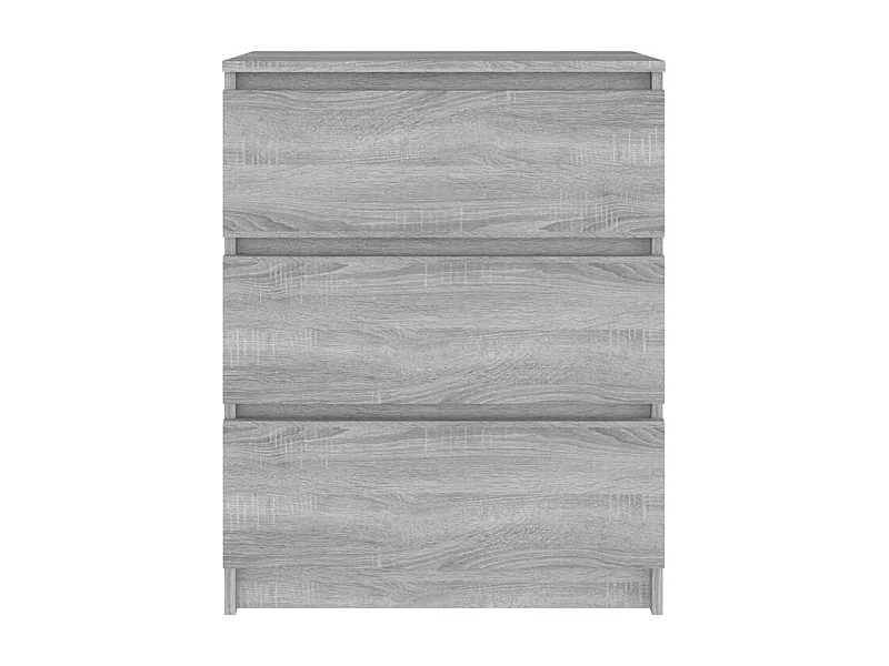 Commode en bois Agency 60cm - Élégance et praticité au quotidien-Couleur Chêne gris