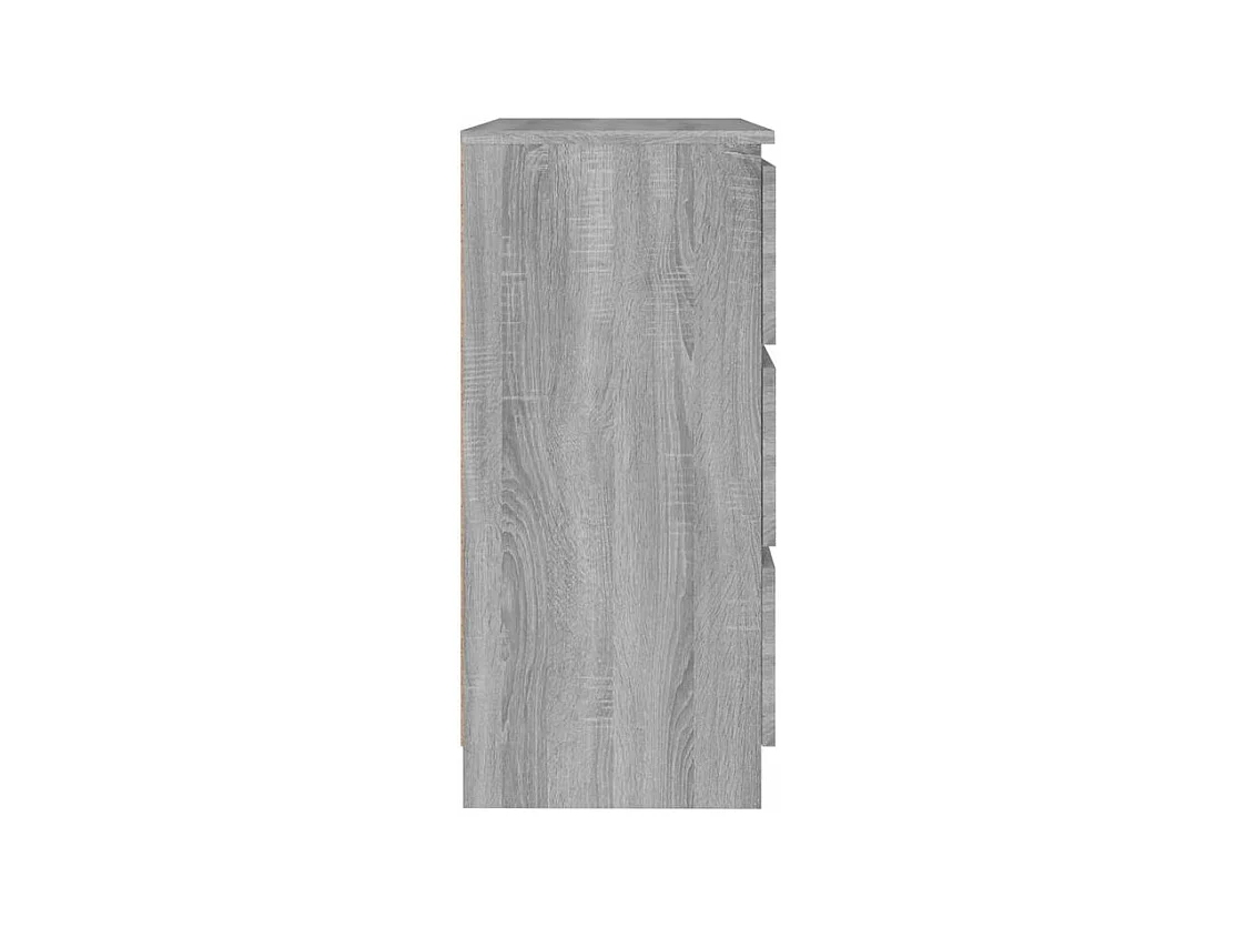 Commode en bois Agency 60cm - Élégance et praticité au quotidien-Couleur Chêne gris
