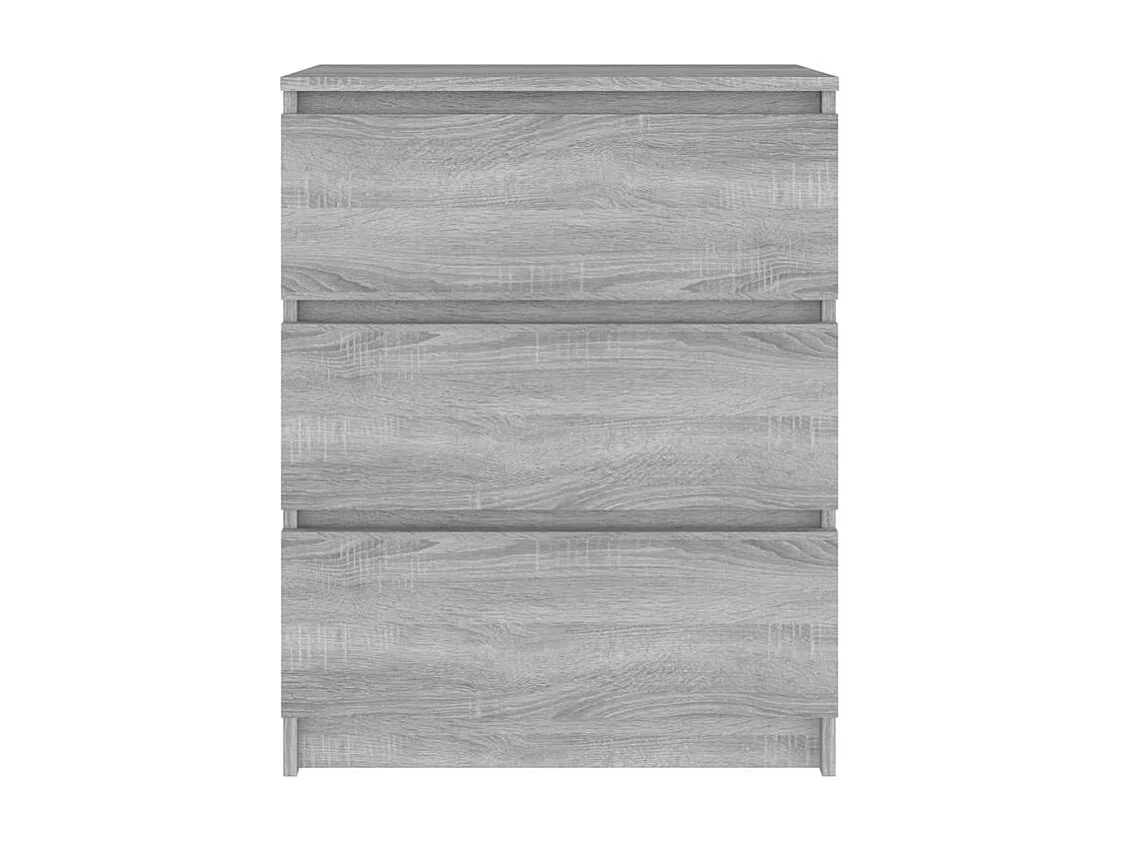 Commode en bois Agency 60cm - Élégance et praticité au quotidien-Couleur Chêne gris