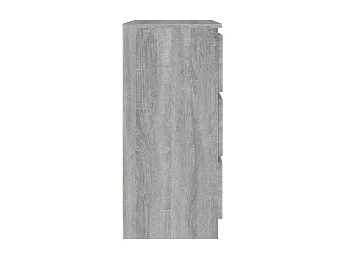 Commode en bois Agency 60cm - Élégance et praticité au quotidien-Couleur Chêne gris