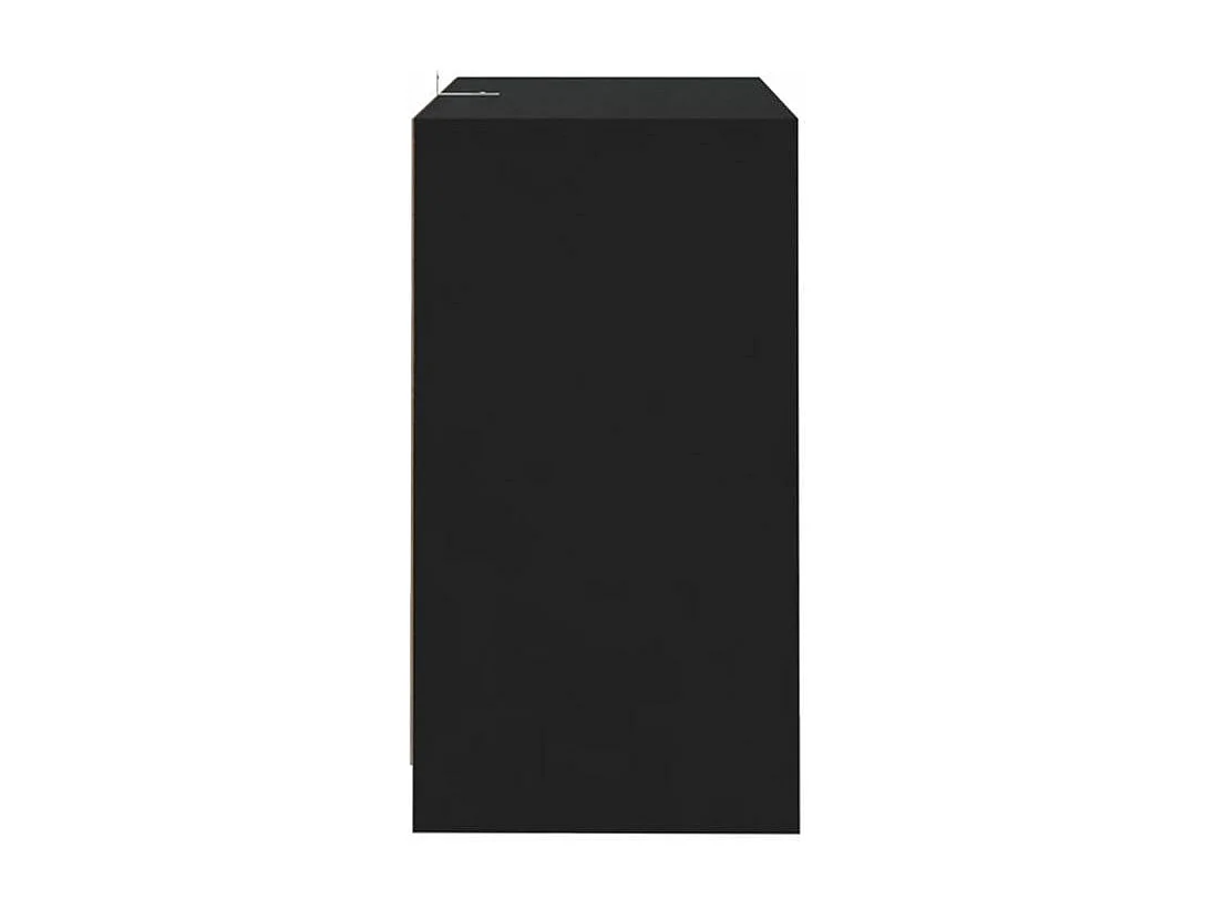 Commode 3 tiroirs en bois Klary 70cm - intemporelle et fonctionnelle-Couleur Noir