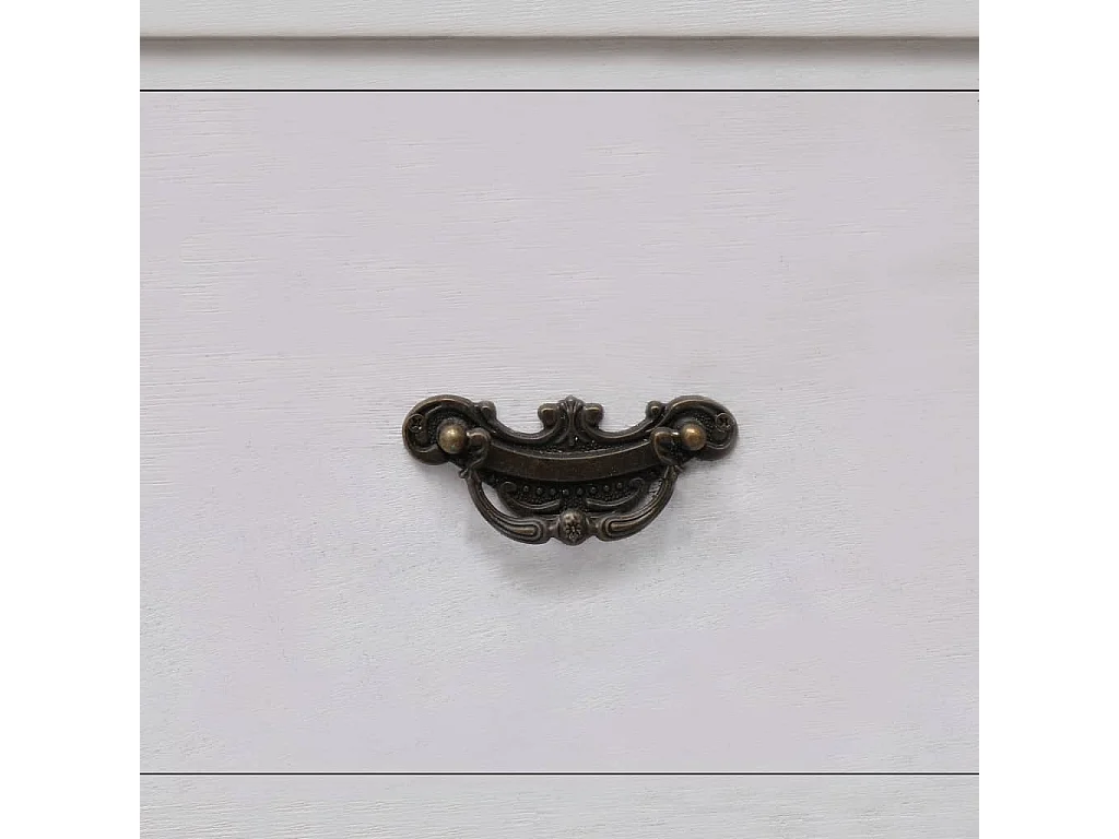 Commode à 4 tiroirs Blanc 60 x 30x75 Bois