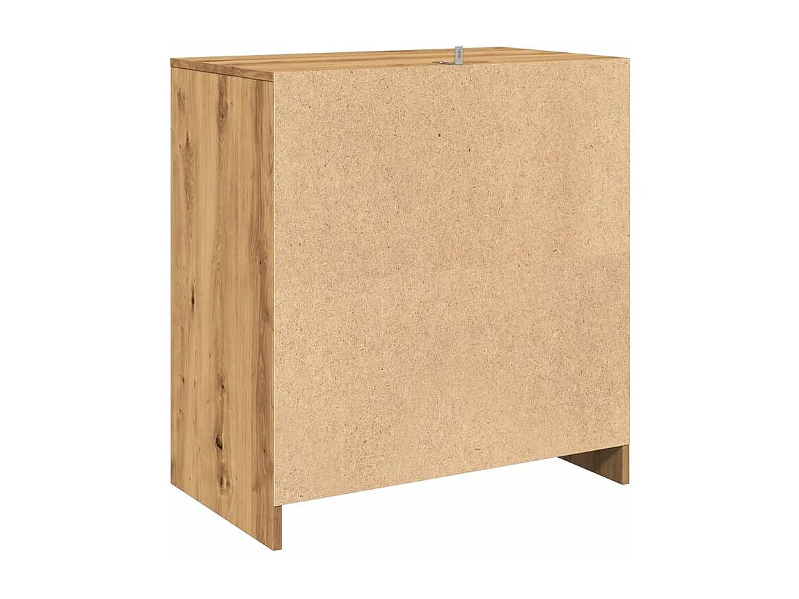 Commode 3 tiroirs en bois Klary 70cm - intemporelle et fonctionnelle-Couleur Marron clair