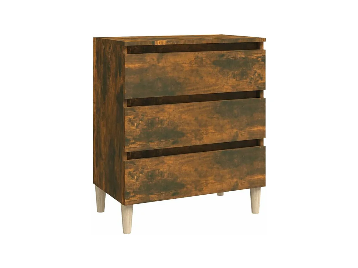 Buffet Chêne fumé 60x35x69 Bois d'ingénierie