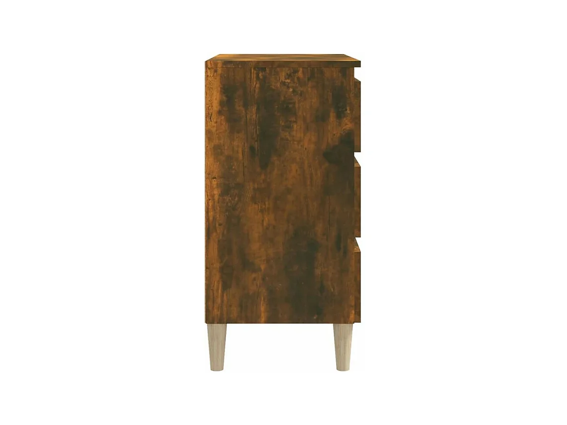 Buffet Chêne fumé 60x35x69 Bois d'ingénierie