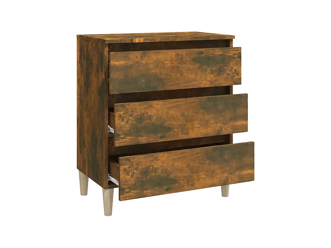Buffet Chêne fumé 60x35x69 Bois d'ingénierie