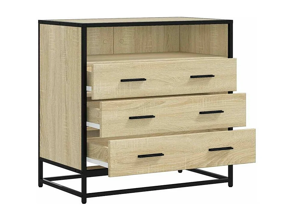 Commode chêne sonoma 70x41x70 bois d'ingénierie