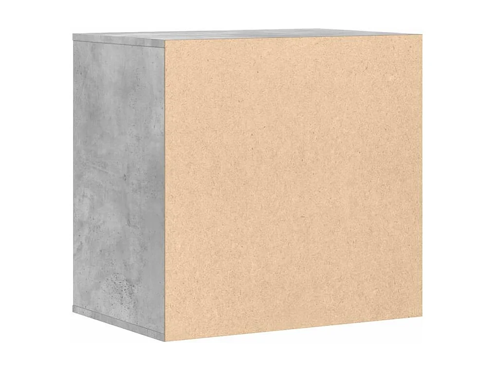 Petite commode 3 tiroirs Basko 60cm - Fonctionnelle pour petit espace-Couleur Gris béton