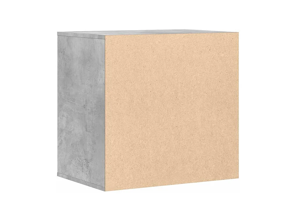 Petite commode 3 tiroirs Basko 60cm - Fonctionnelle pour petit espace-Couleur Gris béton