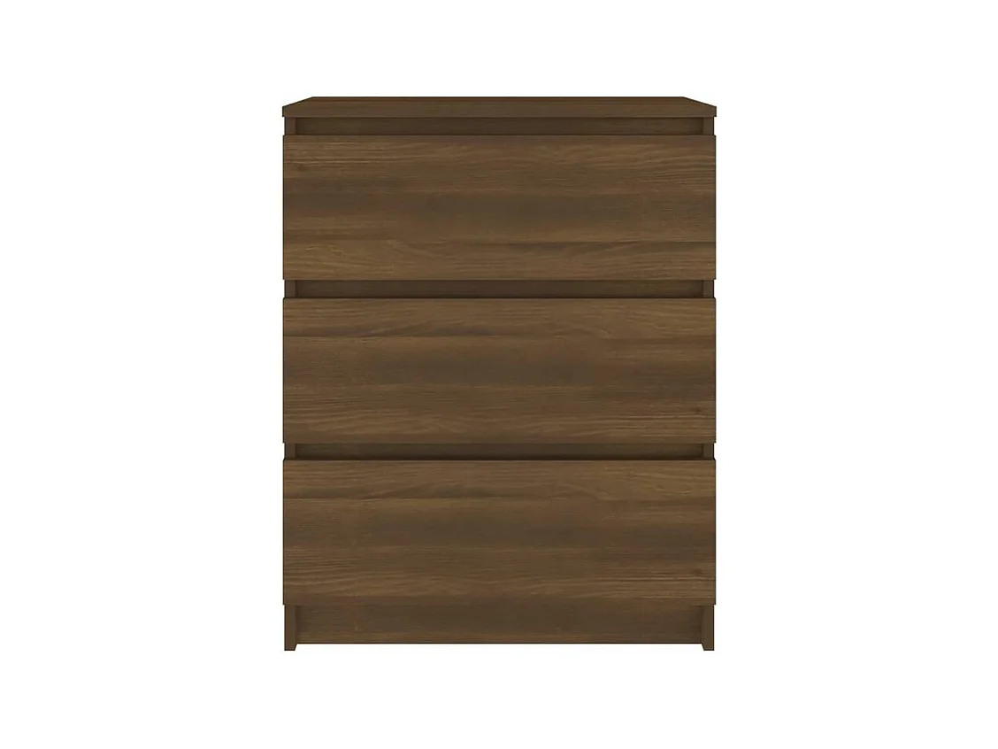 Commode en bois Agency 60cm - Élégance et praticité au quotidien-Couleur Noyer