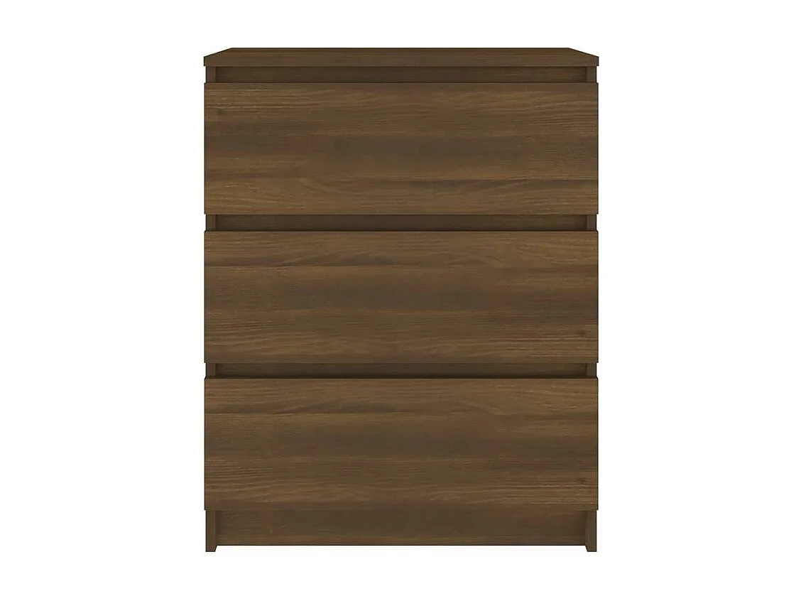 Commode en bois Agency 60cm - Élégance et praticité au quotidien-Couleur Noyer