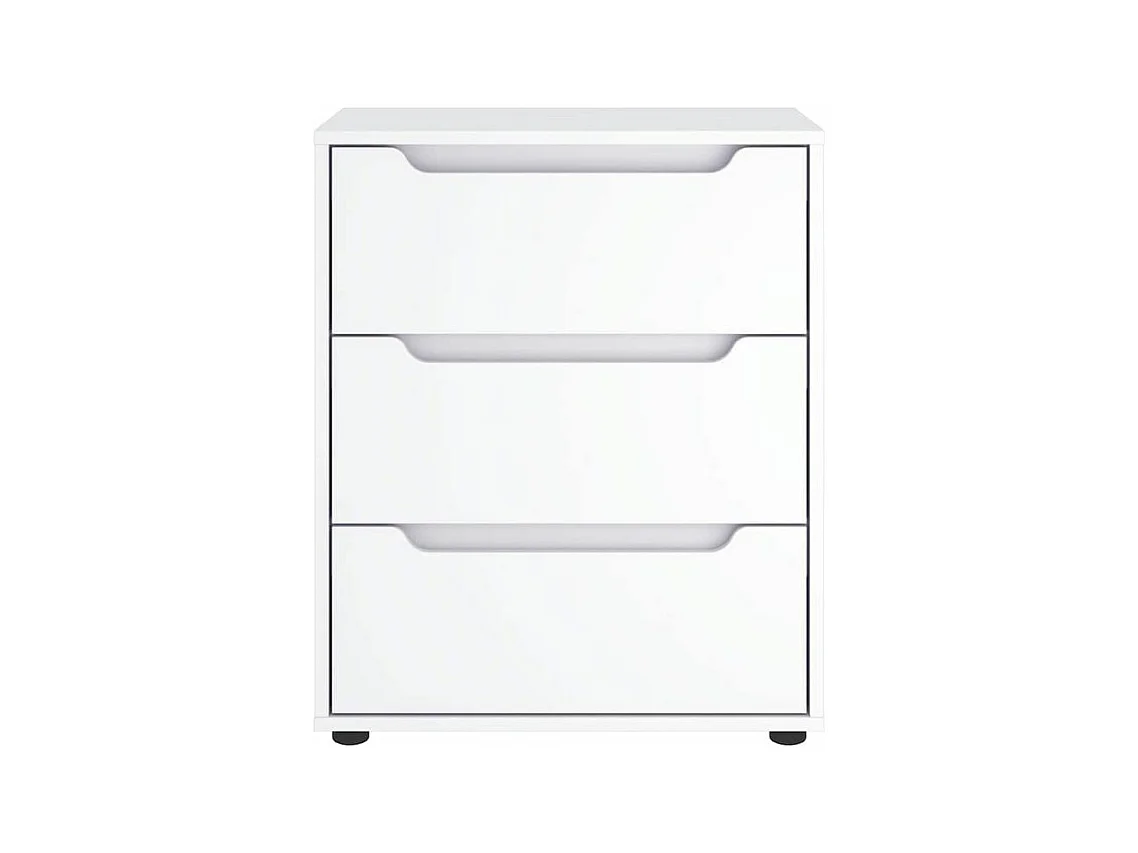 Buffet VISNES blanc 60x40x73 bois d'ingénierie