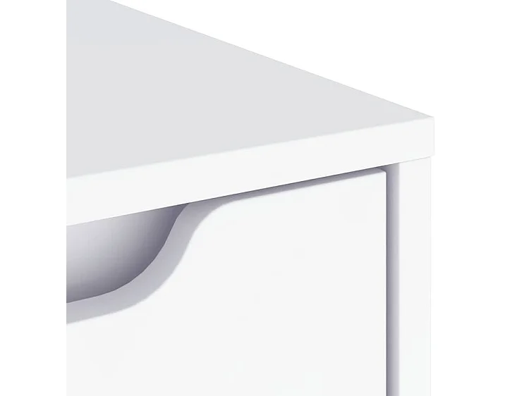 Buffet VISNES blanc 60x40x73 bois d'ingénierie