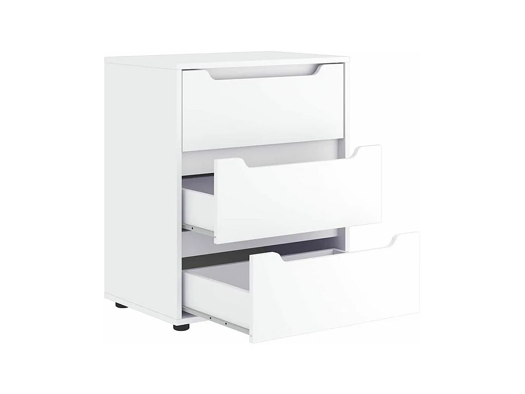 Buffet VISNES blanc 60x40x73 bois d'ingénierie