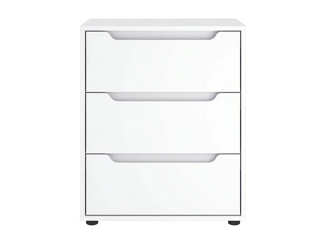 Buffet VISNES blanc 60x40x73 bois d'ingénierie