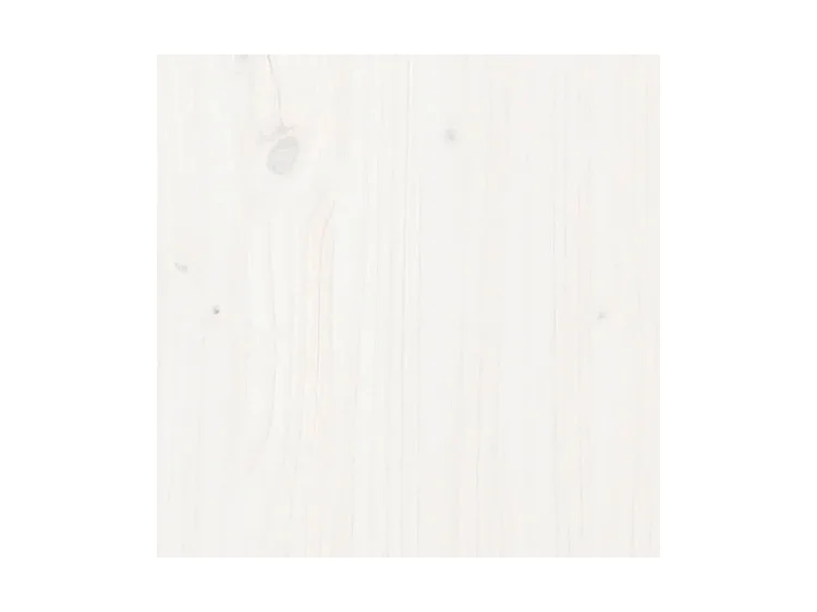 Commode 3 tiroirs en pin massif – Collection Aloska-Couleur Blanc