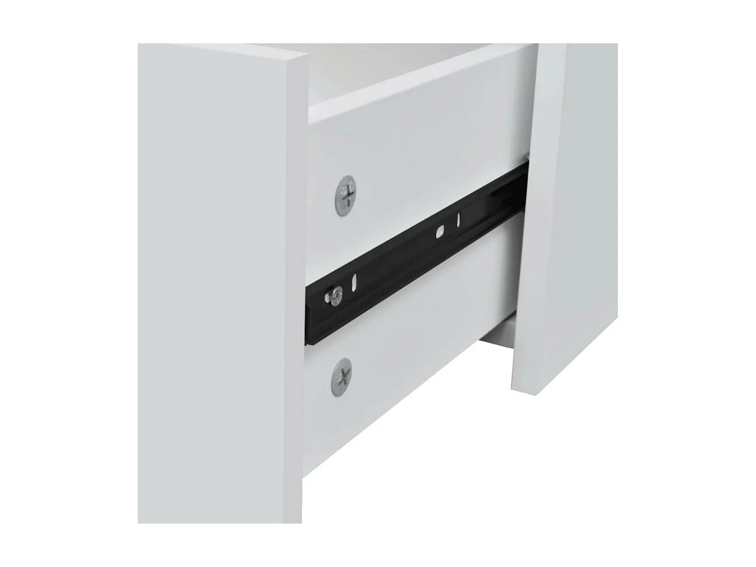 Commode 4 tiroirs Chikee 60cm - Bois d'ingénierie-Couleur Chêne gris